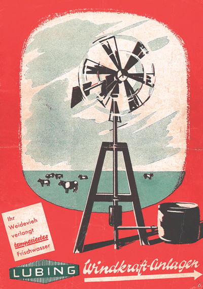 LUBING Windanlagen-Prospekt historisch