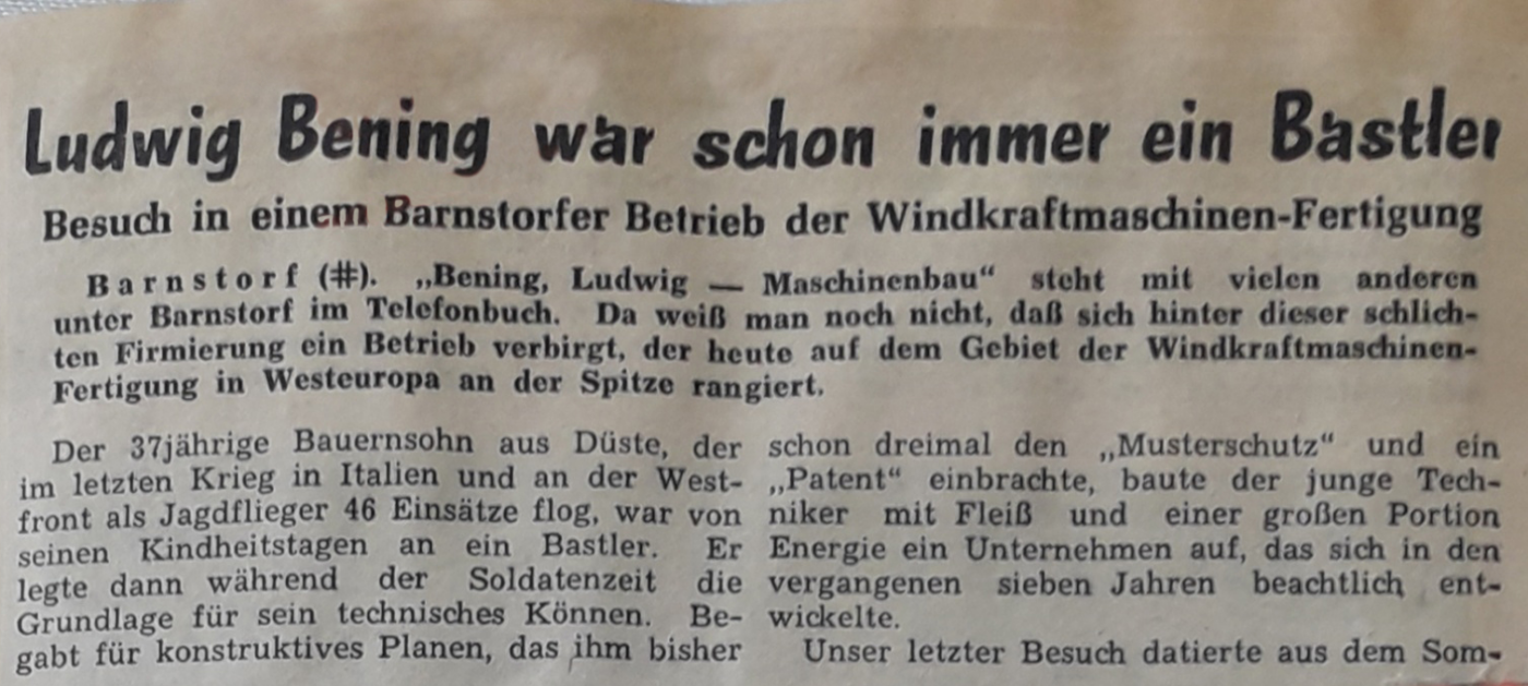 Zeitungsartikel mit dem Titel 