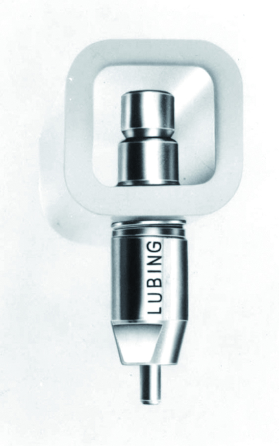 Der erste LUBING Tränkenippel aus dem Jahr 1967