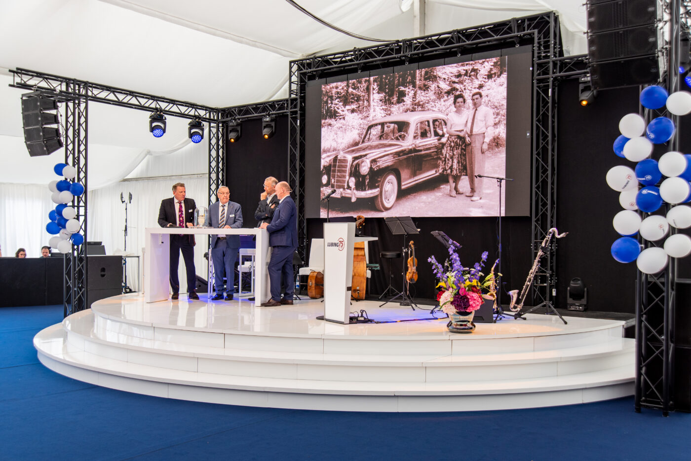 Bild von der Jubiläumsfeier bei Lubing